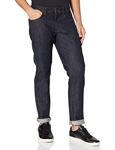 camel active Herren Slim Fit Raw Denim 32 Dunkelblau menswear-30/32 von camel active