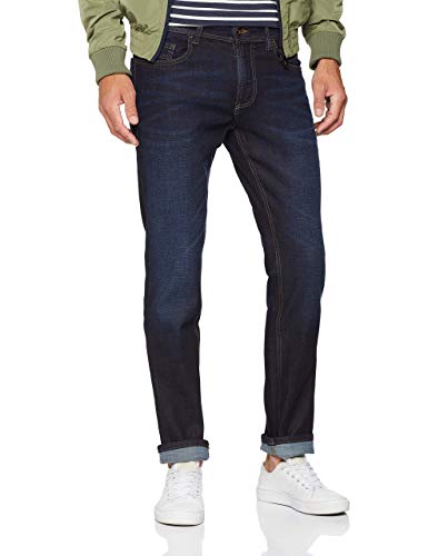 camel active Herren 488925/8R08 Straight Jeans, Blau (Dark Blue Used 42), W33/L32 von camel active