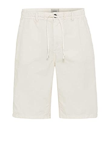 camel active Herren Moderne Leinen Chino Shorts Regular Fit Houston Shorts, Beige, 32W von camel active