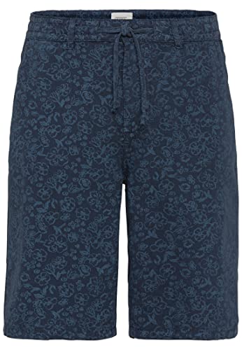 camel active Herren Chino Shorts mit Allover Print Blau menswear-34IN von camel active