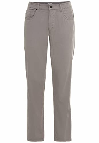 camel active Herren 5-Pocket Hose Relaxed Fit mit Organic Cotton Anteil 32 Grau menswear-31/32 von camel active