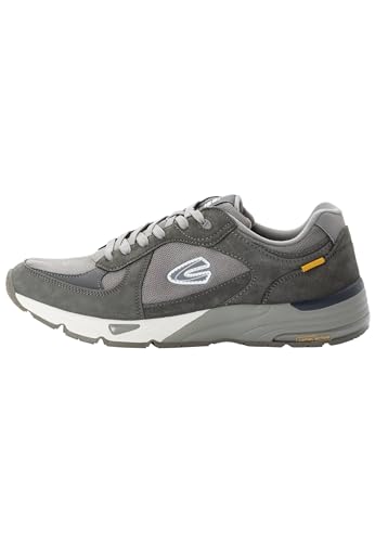 camel active Herren Sneaker aus einem Materialmix Grau, menswear-45 von camel active