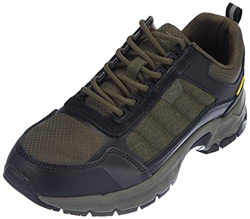 camel active Herren Alpine Sneaker, Olive/Black, 41 EU von camel active