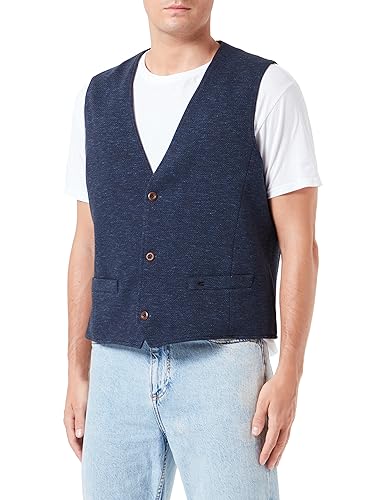 camel active Herren Anzugweste in Jerseystruktur Dunkelblau, menswear-62 von camel active