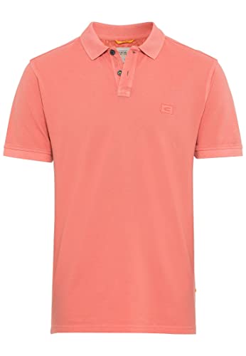 camel active Herren Piqué Poloshirt aus Reiner Baumwolle Hellrot Menswear-XL von camel active