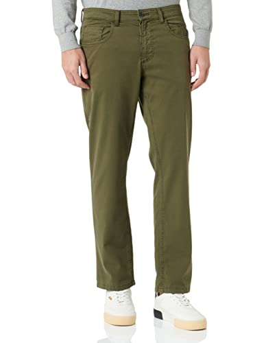 camel active Herren Relaxed Fit 5-Pocket Hose 34 Oliv-Braun menswear-34/34 von camel active