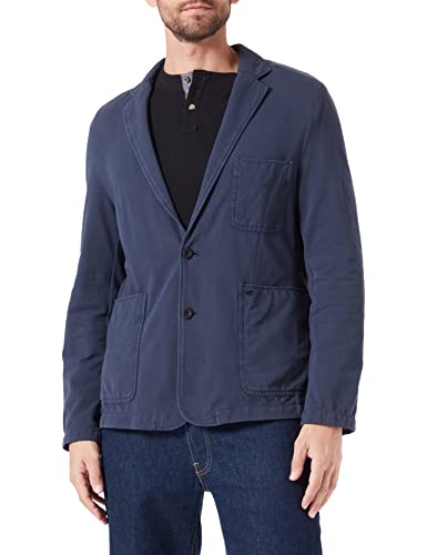 camel active Herren Baumwoll-Sakko mit 4-Wege Stretch Nachtblau, menswear-54 von camel active