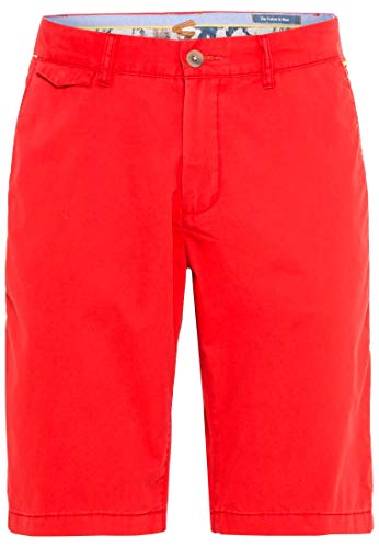 camel active Herren Bermuda Chino Hose, Red, 29 von camel active