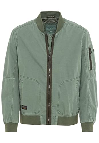 camel active Herren Blouson mit Collegekragen Grün menswear-48 von camel active