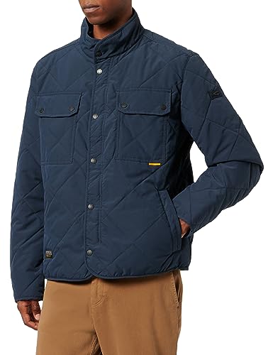 camel active Herren Blouson mit Diamant Steppung Dunkelblau, menswear-48 von camel active