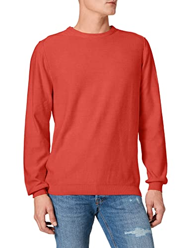 camel active, Herren Crew Neck Rundhals Pullover Pulli Feinstrick Red 3XL von camel active