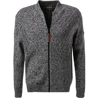 camel active Herren Cardigan grau Baumwolle unifarben von camel active