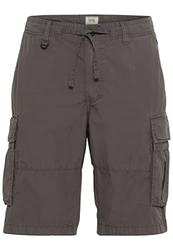 camel active Herren Cargo-Hose im Regular Fit aus Reiner Baumwolle Cargos, Anthrazit, 34IN von camel active