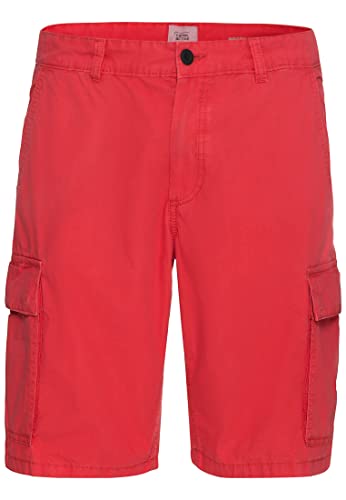 camel active Herren Cargo Short aus Reiner Baumwolle Rot menswear-33IN von camel active