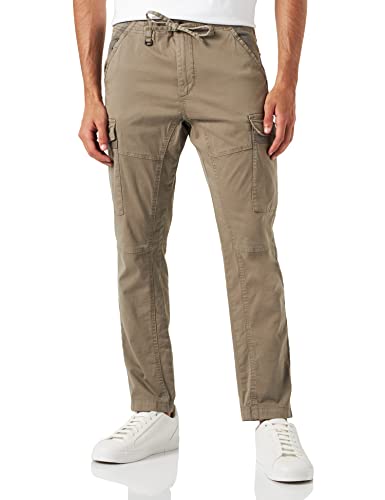 camel active Herren Tapered Fit Cargo Hose 32 Khaki menswear-33/32 von camel active