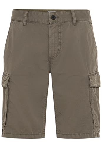 camel active Herren Cargos Basic Cargo Shorts regular fit Houston, dunkel Grün, 52W von camel active