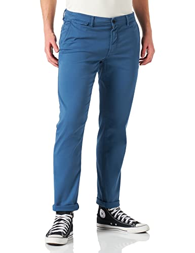 camel active Herren Chino Regular Fit mit Organic Cotton Anteil 32 Blau menswear-38/32 von camel active