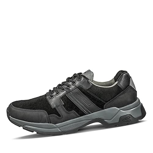 camel active Herren Cirrus Sneaker Halbschuh, Black, 41 EU von camel active