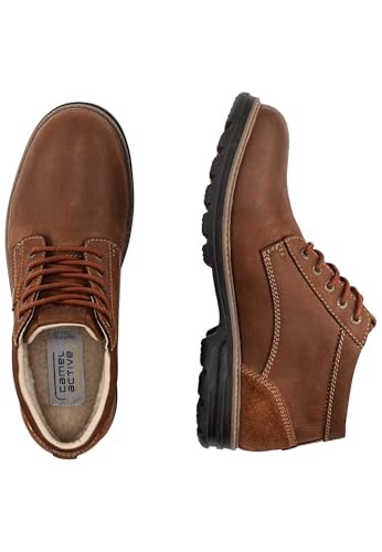 camel active Herren Darwin Schnürschuhe aus echtem Leder Beige, menswear-45 von camel active