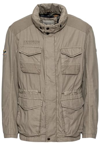 camel active Herren Fieldjacket aus Reiner Baumwolle Khaki, menswear-52 von camel active
