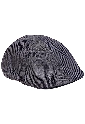 camel active Herren Flat Cap aus Leinenmix Dunkelblau Menswear-L von camel active