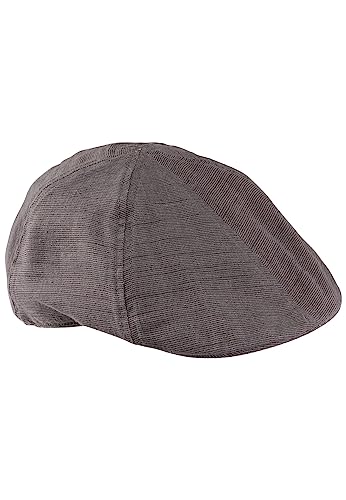 camel active Herren Flat Cap aus Leinenmix Grau Menswear-L von camel active