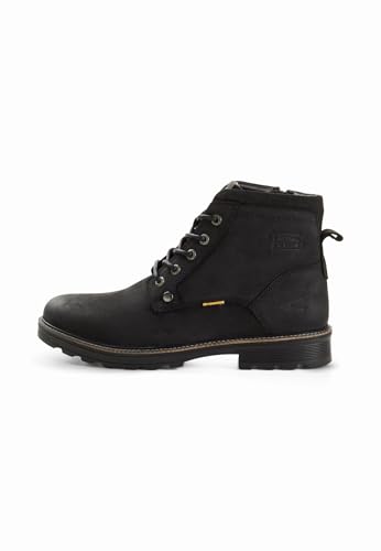 camel active Herren Flow Boot aus echtem Leder Schwarz, menswear-45 von camel active