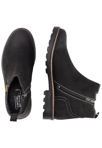camel active Herren Flow Chelsea Boot aus echtem Leder Schwarz, menswear-42 von camel active
