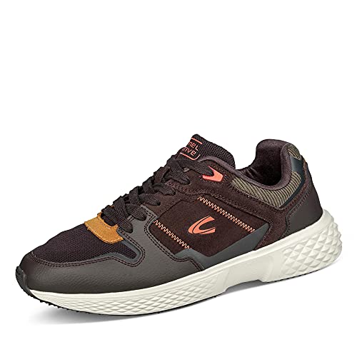 camel active Herren Fly River Sneaker, Multi Brown, 43 EU von camel active