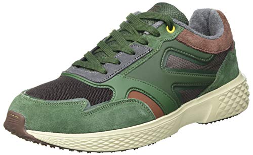 camel active Herren Fly River Sneaker, Multi Green, 42 EU von camel active