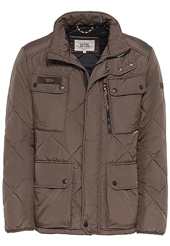 camel active Herren Funktionsjacke mit Rautensteppung Braun, menswear-54 von camel active