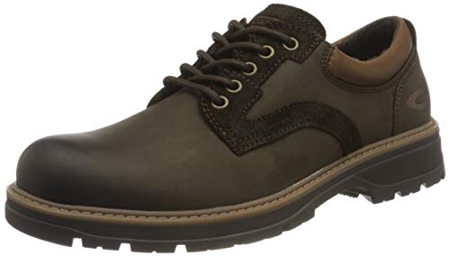 camel active Herren Gravity Sneaker, Dark Brown, 40 EU von camel active