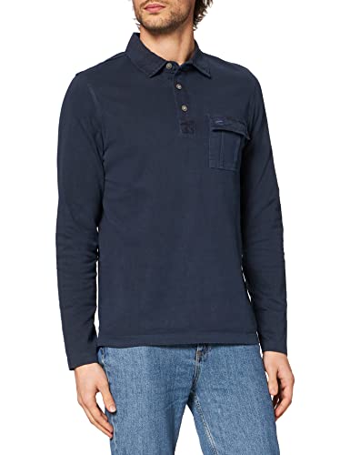 Camel Active Herren Camel Active H-polo 1/1 Arm Poloshirt, Blau (Navy Core 19), M von camel active