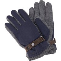 camel active Herren Handschuhe blau Schur-Wolle von camel active