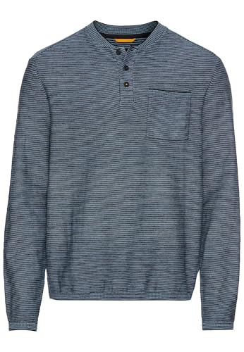 camel active Herren Henley Langarmshirt aus einem Baumwollmix Blau, menswear-4XL camel active Herren Henley Langarmshirt aus einem Baumwollmix Blau, menswear-4XL von camel active