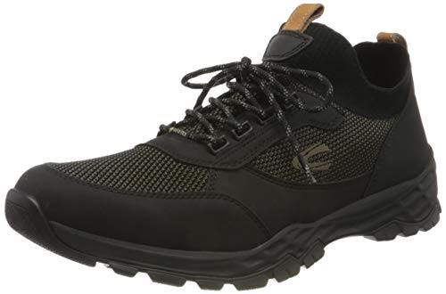 camel active Herren Hill GTX 12 Sneaker, Schwarz (Black/Olive 1), 42.5 EU (8.5 UK) von camel active