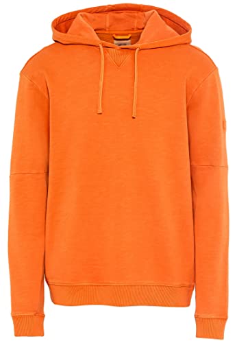 camel active Herren Hoodie aus Reiner Baumwolle Orange Menswear-L von camel active