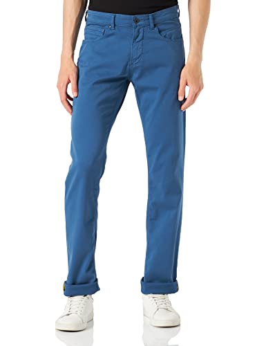 camel active Herren Hose in Regular Fit mit Organic Cotton Anteil 34 Blau menswear-40/34 von camel active