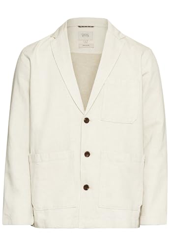 camel active Herren Indoor-Sakko mit 3-Knopfleiste Beige, Menswear-S von camel active