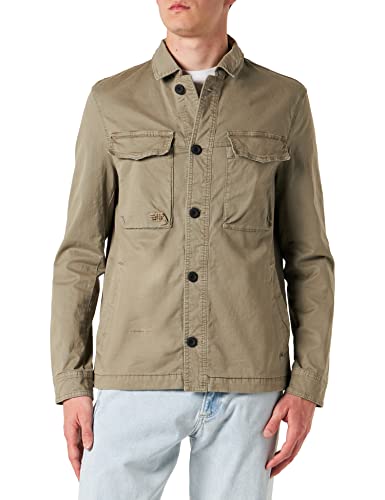 camel active Herren Indoorjacke Regular Fit Khaki, menswear-52 von camel active