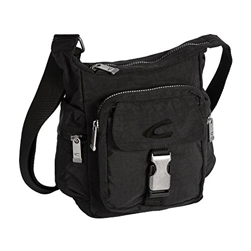 camel active Herren JOURNEY Umhängetasche mit Reißverschlussfach Schwarz menswear-OS von camel active