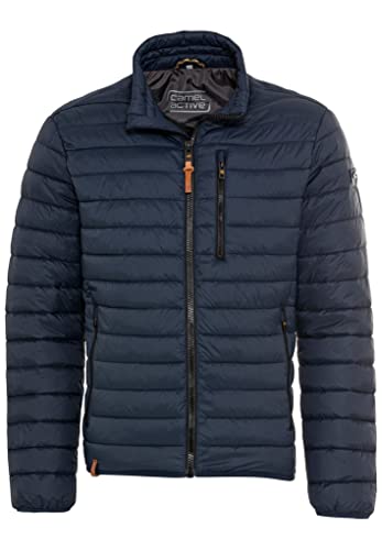camel active Herren Jacke Leichte Steppjacke Ohne Kapuze, Dunkelblau (Navy), 68 von camel active