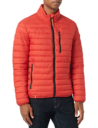 camel active Herren Jacke Leichte Steppjacke Ohne Kapuze, Rot, 27 von camel active