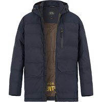 camel active Herren Funktionsparka blau Mikrofaser unifarben von camel active