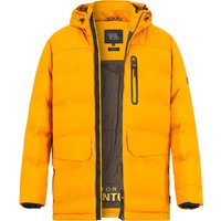 camel active Herren Funktionsparka gelb Mikrofaser unifarben von camel active