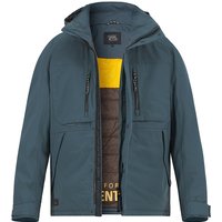 camel active Herren Funktionsjacke blau Mikrofaser unifarben von camel active