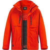 camel active Herren Funktionsjacke orange Mikrofaser unifarben von camel active