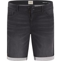 camel active Herren Jeansshorts Schwarz Baumwoll-Stretch von camel active