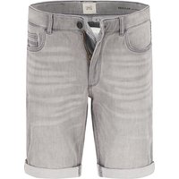 camel active Herren Jeansshorts Schwarz Baumwoll-Stretch von camel active