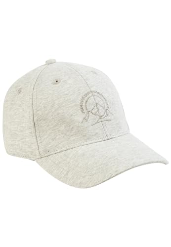 camel active Herren Jersey-Cap mit Logostickerei Grau, Menswear-OS von camel active